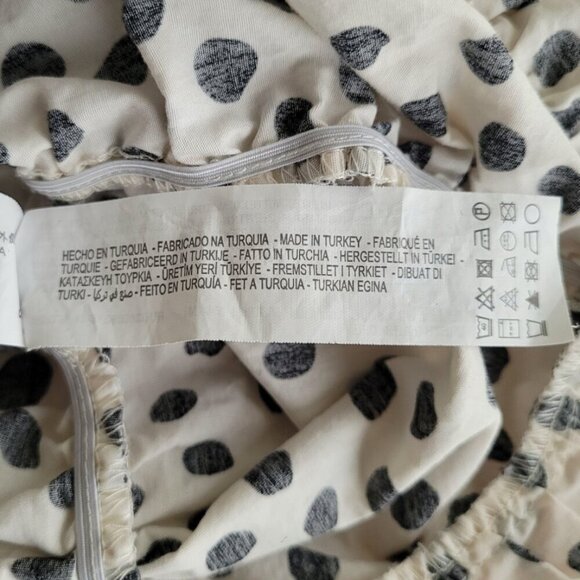 ZARA s/s Polka Dot Puff Sleeve Mini Dress Size M - Picture 13 of 16